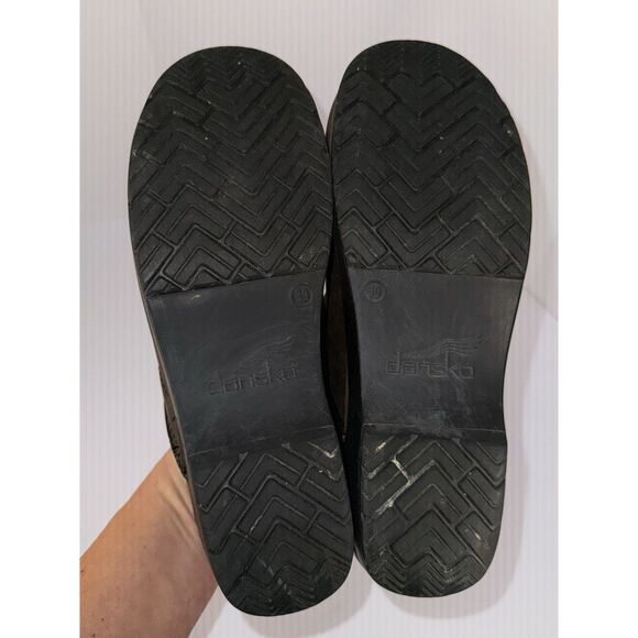 Dansko Professional Leather Clog Antique Brown Mule Comfort Women 39/8.5-9 Wide - Picture 10 of 14